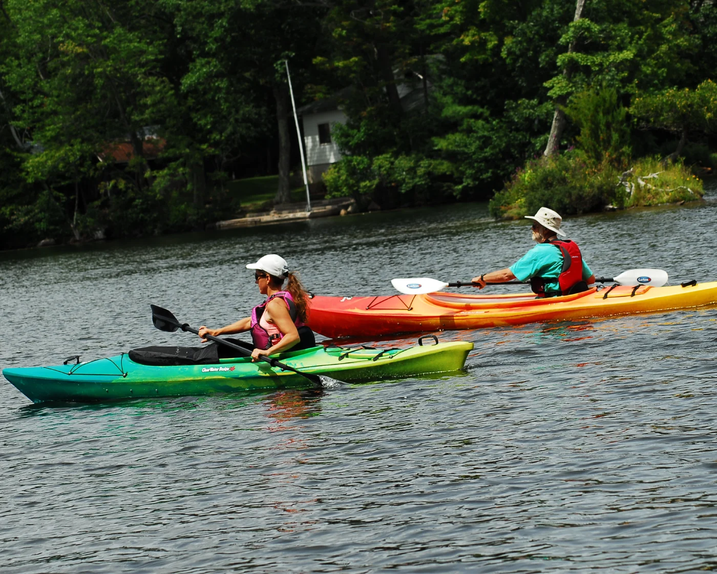Canoe rental at Cooks Bay Marina on Lake Simcoe