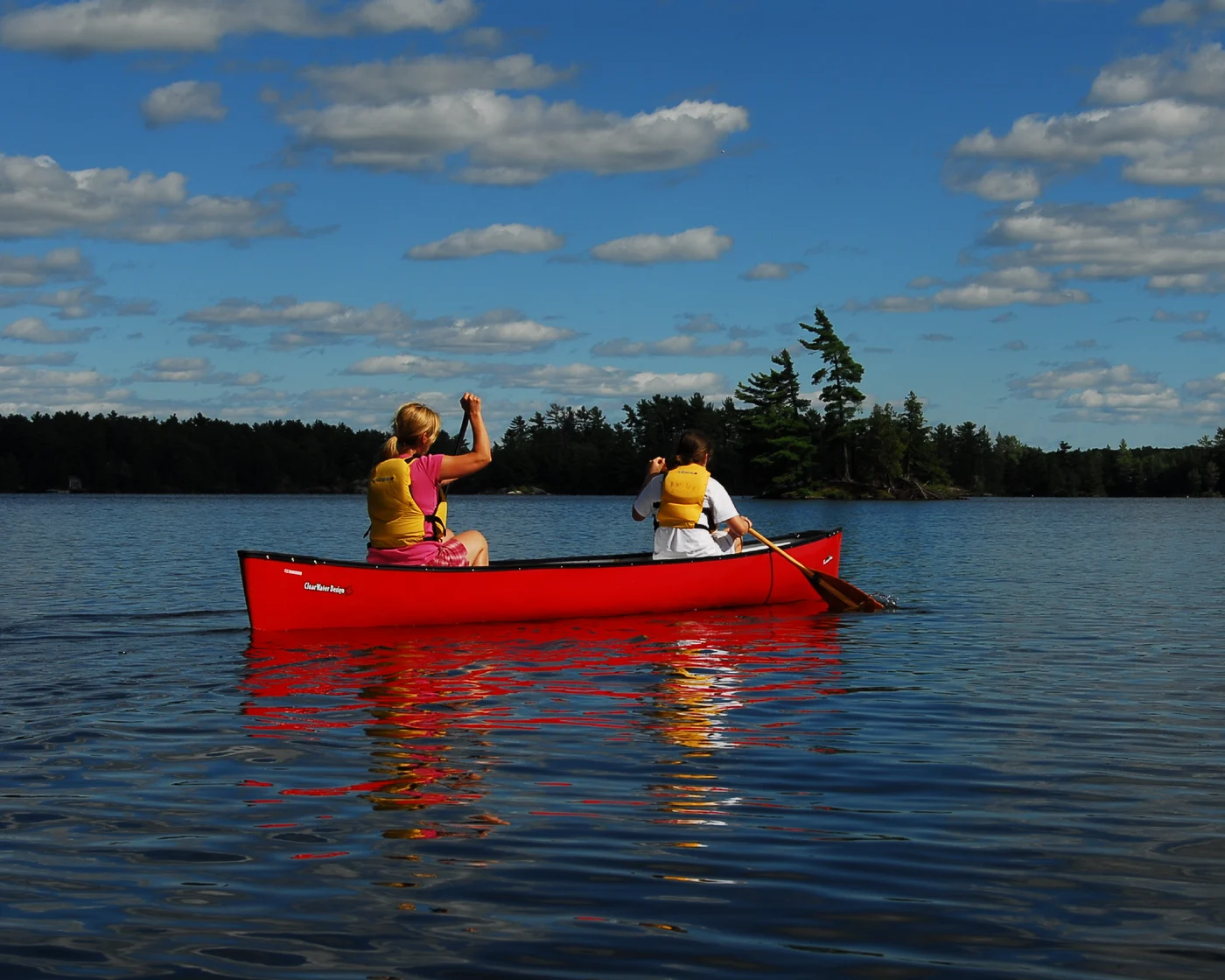 Kayak rental at Cooks Bay Marina on Lake Simcoe